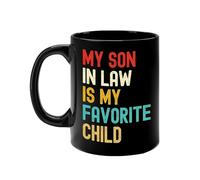 Son in Law Coffee Mug,Son in Law Design Large Caliber Utensil 350ml | Funny Drinking Cup,for Women Girls Milk Tea Enthusiasts Birthdays Holidays Mother's Day