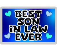 Son in Law Fridge Magnet Gift - Best Son in Law Ever - Fun Cute Novelty Family Present