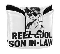 Son in Law Gift Mallet Putter Head Covers with Magnetic Closure Putters Headcover for Most Brand PU Leather