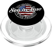 Son In Law It's Official I'm The Favorite Vintage Stamp PopSockets PopGrip for MagSafe