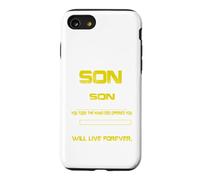 Son Memorial Plaque, A Beautiful Remembrance Case for iPhone SE (2020) / 7/8