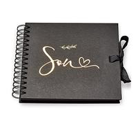 Son Multiple Colours Scrapbook Photo album With Foil Print Leaf Design