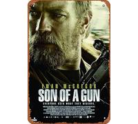 Son of a Gun (Canadian) Movie (2015) Plaque Poster Metal Tin Sign 8" x 12" Vintage Retro Wall Decor