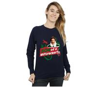 Son Of A Nutcracker Sweatshirt Elf Navy S
