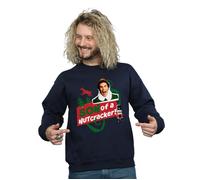 Son Of A Nutcracker Sweatshirt Elf Navy S
