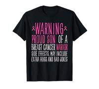 Son of A Warrior Breast Cancer Awareness My Survivor Mom T-Shirt
