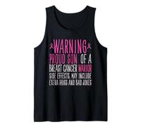 Son of A Warrior Breast Cancer Awareness My Survivor Mom Tank Top