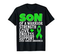 Son of a Warrior Liver Cancer Awareness Family Matching T-Shirt