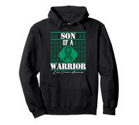 Son Of A Warrior Liver Cancer Awareness Pullover Hoodie