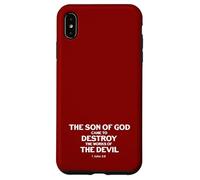 Son Of God Came To Destroy Works Of The Devil 1 John 3 8 Case for iPhone XS Max