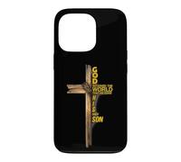 Son of God Jesus Christ Bible Verse 9 John 3:16 Cross Faith Case for iPhone 13 Pro