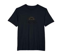 Son of The King: Royal Christian Faith Emblem T-Shirt, Men's Big and Tall, Black, 5X Tall