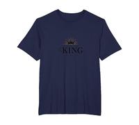 Son of The King: Royal Christian Faith Emblem T-Shirt, Men's Big and Tall, Navy, 2X Tall