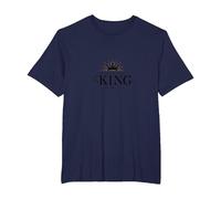 Son of The King: Royal Christian Faith Emblem T-Shirt, Men's Big and Tall, Navy, 5X Tall