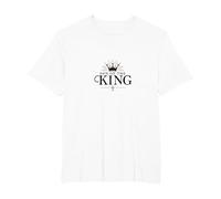 Son of The King: Royal Christian Faith Emblem T-Shirt, Men's Big and Tall, White, 5X Tall
