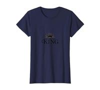 Son of The King: Royal Christian Faith Emblem T-Shirt, Women, Navy, XXL