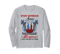 Son Of WWII Veteran - Most People Never Meet Their Heroes Long Sleeve T-Shirt