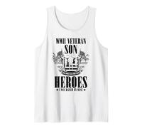 Son Of WWII Veteran - Most People Never Meet Their Heroes Tank Top