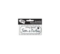 Son & Partner (Silver) - Handmade Personal Captions - Express Yourself DIY