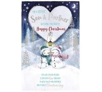 SON & PARTNER Snowy Nights Christmas Card