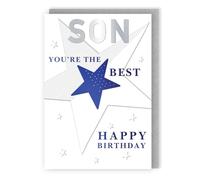 Son You’re The Best Star-Tastic Party! Birthday Greeting Card IMP018