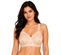 SONA Women's Cotton Non Padded Non-Wired Full Coverage Bra, Skin, 38