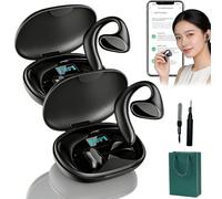 Sonabuds Translation Earbuds, 144 Languages Real-Time Two-Way AI Translator, Bluetooth Wireless Earphones-Ipx5 Waterproof, Ultra Long Endurance For Travel, Business, Calls & Music, Open-Ear (2PC-A)