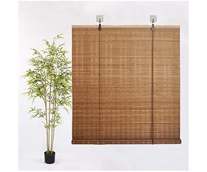 Sonakia Bamboo Venetian Blinds-natural Bamboo Shades-blackout Window Blinds-roman Roll Up Shades, 50-150cm/20-59in Wide Bamboo Roller Blinds,WxH-120x120cm/47x47in