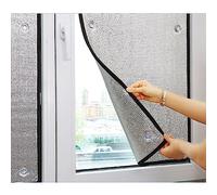 Sonakia Double Aluminium Bubble Insulation Film, Blackout Window Film, Reflective Privacy Film for Glass Windows, Anti-glare Heat Control Window Tint Film, Sun Blocker,WxH-50x50cm/20 * 20in