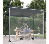 Sonakia Transparent Gazebo Tarpaulin Side Panels, Outdoor Pvc Tarp Curtains, Pergola Carport Patio Waterproof Tarpaulin Side Panels, Clear Tarp Curtains With Eyelets,WxH-3.2x2.5m/10.5 * 8.2ft