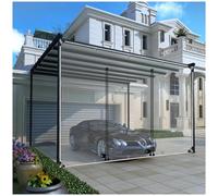 Sonakia Transparent Tarp Curtains, Clear Gazebo Side Panels With Pvc Tarpaulin and Zip, Pergola Garden Patio Waterproof Tarpaulin Side Panels, 0.5mm Outdoor Curtains,WxH-1.2x2m/3.9 * 6.6ft