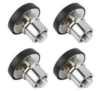 SONAKY 4pcs Shaft Diameter 60mm Car Lift Rubber Tray for Challenger 2 Post Lift, 4-9cm Plus-High Car Lift Feet Pads Replace for 2 Post Car Lift Bridge Jack Car Heightening Feet Tray