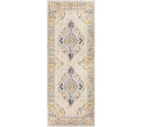 SONAM Vintage Traditional Oriental Boho Area Rug Livabliss Yellow 80cm x 220cm