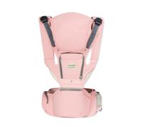 SONARIN 3-in-1 Lightweight Baby Carrier with Hip Seat,Breathable Multifunctional Infant Carrier Child Carriers with Detachable Hood,Front and Back Carry for Newborn Toddlers(Pink)