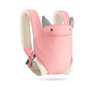 SONARIN 4-in-1 Lightweight Baby Carrier,Ergonomic Soft Cotton Baby Wrap Carrier Breathable Child Carrier Backpack,Front and Back Carry for Newborn and Toddler 0-36 Months(Pink)