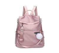 SONARIN Anti-Theft Fashion Backpack Women,Waterproof Lightweight Ladies Backpack Versatile Girls Casual Daypack School Work Travel Rucksack,Convertible to Shoulder Bag(Pink)