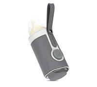 SONARIN Baby Bottle Warmer Bag,Portable USB Powered Milk Bottle Warmer Heater Keeper Travel Thermostat Insulation Bottle Bag with 3 Temperature Adjustment for Baby Care(Grey)