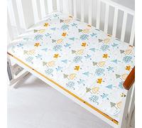 SONARIN Baby Diaper Changing Pad,Waterproof Breathable Urine Pad Diaper Changing Mat Diaper Pad Liner Portable Reusable Newborn Toddler Cotton Sheet Bed Pad 70x110cm(Umbrella)