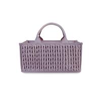 SONARIN Baby Nappy Caddy,Large Portable Baby Diaper Caddy Organiser Baby Caddy Storage Basket Nursery Storage Bin for Diapers and Wipes with Detachable Compartments(Purple)