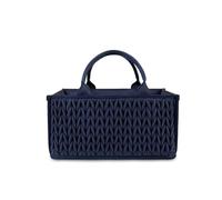 SONARIN Baby Nappy Caddy,Large Portable Baby Diaper Caddy Organiser Baby Caddy Storage Basket Nursery Storage Bin for Diapers and Wipes with Detachable Compartments(Dark Blue)