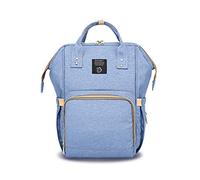 SONARIN Baby Nappy Changing Backpack,Diaper Bag,Multi-Function Travel Backpack Organizer with Bottle Insulated Bags,Waterproof, Large Capacity(Light Blue)