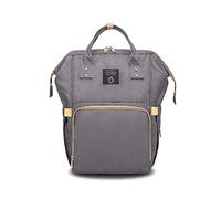 SONARIN Baby Nappy Changing Backpack,Diaper Bag,Multi-Function Travel Backpack Organizer with Bottle Insulated Bags,Waterproof, Large Capacity(Grey)