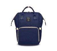 SONARIN Baby Nappy Changing Backpack,Diaper Bag,Multi-Function Travel Backpack Organizer with Bottle Insulated Bags,Waterproof, Large Capacity(Dark Blue)