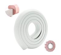 SONARIN Baby Safety Baby Edge & Corner Guards,2M/6.6ft Corner Protectors Furniture Table Edge Protectors L Shape with Strong Adhesive Tape,Colorful Child Protection(White)