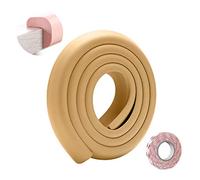 SONARIN Baby Safety Baby Edge & Corner Guards,2M/6.6ft Corner Protectors Furniture Table Edge Protectors L Shape with Strong Adhesive Tape,Colorful Child Protection(Light Brown)
