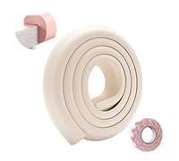SONARIN Baby Safety Baby Edge & Corner Guards,2M/6.6ft Corner Protectors Furniture Table Edge Protectors L Shape with Strong Adhesive Tape,Colorful Child Protection(Beige)