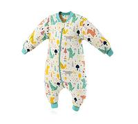 SONARIN Baby Sleeping Bag Baby Sleep Sack Split Leg with Removable Sleeves,3.5 Tog Organic Cotton Sleeping Bag Various Sizes from 6 Months to 6 Years Old