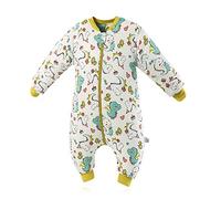 SONARIN Baby Sleeping Bag Baby Sleep Sack Split Leg with Removable Sleeves,Thin,2.5 Tog Organic Cotton Sleeping Bag Various Sizes from 6 Months to 6 Years Old