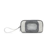 SONARIN Baby Wet Wipe Pouch,Portable Baby Wet Wipes Dispenser Holder Travel Wet Wipes Bag Container Reusable Baby Wipe Case Carrying Pouch for Baby and Adult(Grey)