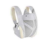 SONARIN Breathable Lightweight Baby Carrier,Ergonomic Cotton Baby Wrap Carrier Comfortable Child Carrier Backpack,Front and Back Carry for Newborn and Toddler 0-36 Months(Grey)